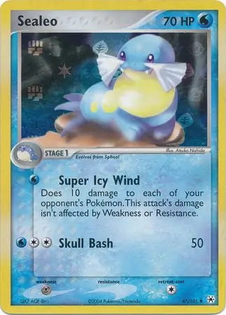 EX Hidden Legends Sealeo #47/101 reverse holo